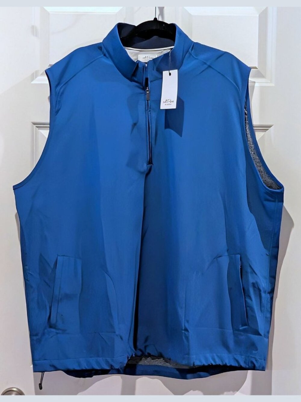 NWT Adidas Adipure Blue MENS Windbreaker Golf Vest Size 2XL Retail $125